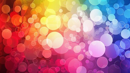 Poster - Colorful rainbow circle modern background