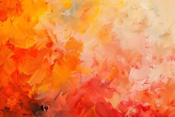 Canvas Print - Abstract mango dreams pallet painting background.	