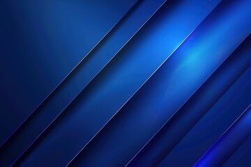 Fototapete - Blue gradient background with diagonal lines, simple and elegant style