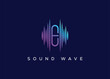 © Veclotus - Minimalist Letter E Sound Wave vector logo. Modern Sound Wave logo. E Music Logo