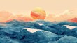 Soothing Ocean Waves for Mindfulness Generative AI