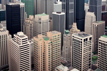 Poster - city skyscrapers.