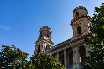 Canvas Print - Church of Saint-Sulpice. Paris