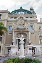 Wall Mural - Sculpture to Jules Massenet near Opera of Monte-Carlo in Monaco