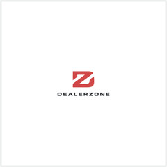 Canvas Print - letter dz logo, zd