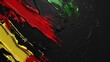 Abstract Black Red Yellow Green Color Background

