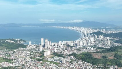 Wall Mural - Itapema Beach in Santa Catarina, aerial view.
