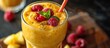 Honey Raspberry Pineapple Smoothie A Colorful and Tasty Beverage Experience