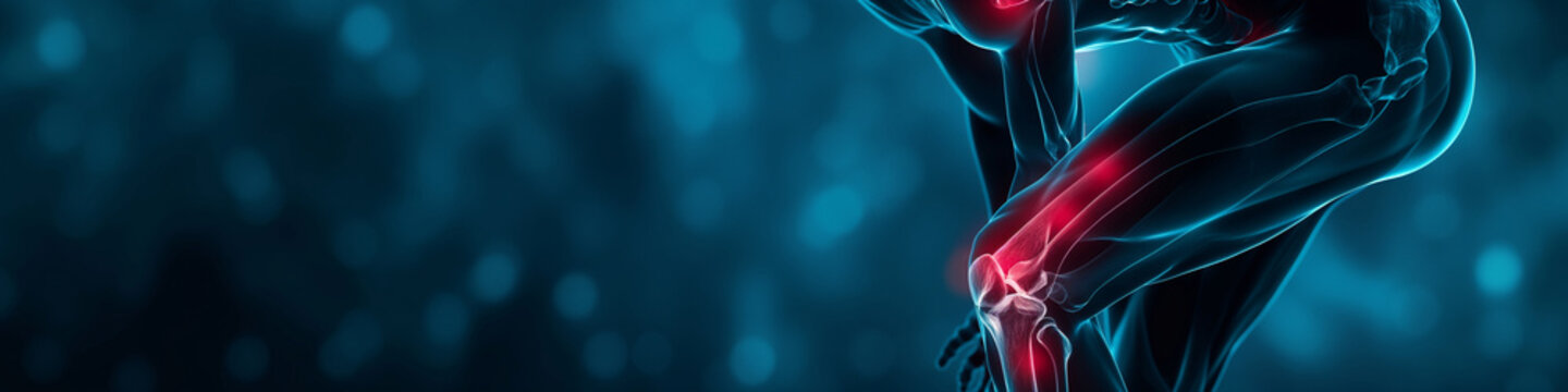 3D-gerenderte Röntgenaufnahme eines Körperschmerzes - 3d rendered x-ray of a body pain