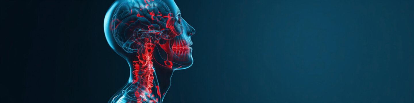 3D-gerenderte Röntgenaufnahme eines Körperschmerzes - 3d rendered x-ray of a body pain