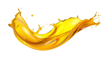 Wall Mural - yellow oil splash