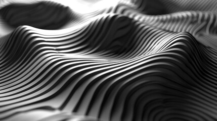 Wall Mural - A visual effect where interlacing lines create the illusion of waves or ripples