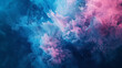 vibrant splash of midnight blue and soft pink, ideal for an elegant abstract background