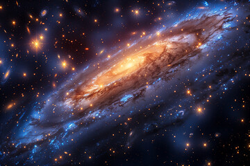 Wall Mural - galaxy in space