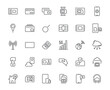 © Pahua - Sim card outline icon set