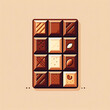 world chocolate day illustration with chocolate sweets