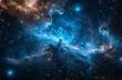 Galaxy and nebula in outer space,  Elements of this image furnished by NASA
