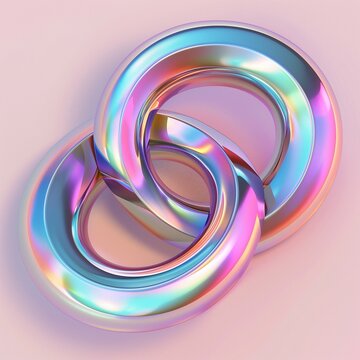 3d object. A conceptual logo. 3d rendering