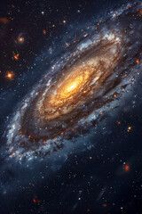Wall Mural - surreal space galaxy