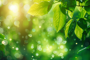 background of green foliage