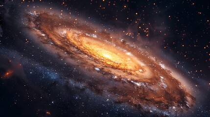 Wall Mural - galaxy of Clear, high resolution DSLR