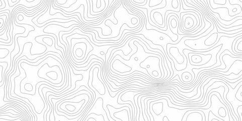 Aufkleber - Topographic map background with geographic line map with elevation assignments.Modern design with White topographic wavy pattern design. Paper Texture Imitation of a Geographical map shades .	