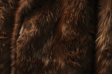 Wall Mural - Close up of a fur coat on a mannequin. Ideal for fashion design projects