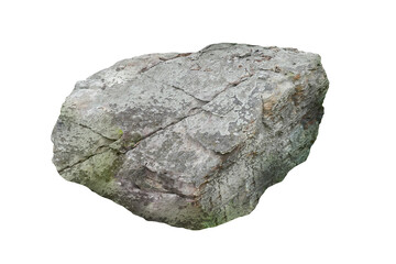 Wall Mural - rock isolated transparency background..