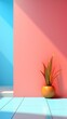 © Rachel Yee Laam Lai - pastel color minimalist objects shapes lines, ai