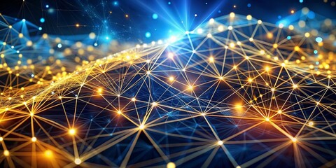 Wall Mural - background with stars. AI generated