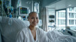 © เฉลิมชัย ถามล - portrait of smiling bald young asian woman suffering from cancer in hospital