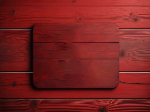 Father's Day message over a red wooden board design.