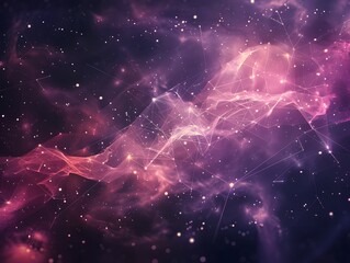 Poster - Geometric Shapes and Space Art
