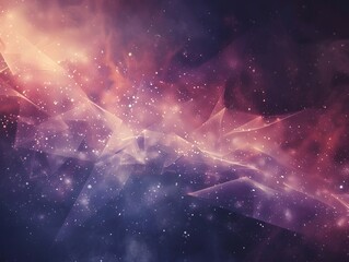 Poster - Geometric Shapes and Space Art