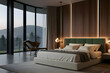 © Imdad - interior of a hotel room with cityscape views