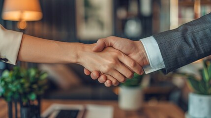 handshaking two partners ,agreement concept