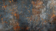 Grunge rusty gray metal corten steel stone background  wallpaper texture banner panorama.