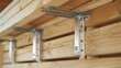 An instructional image showing the proper way to hang up the infrared saunas heating panels. The description highlights the importance of evenly spaced and secure installation for optimal.