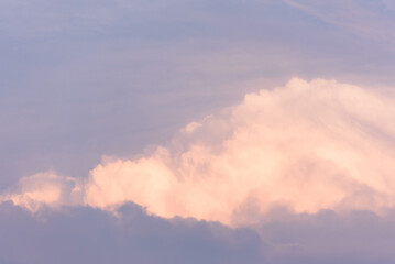 Wall Mural - background of sky and clouds in evening natural weather