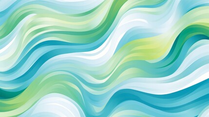 Sticker - abstract background with waves