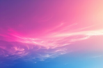 Wall Mural - A colorful sky with a purple and blue hue