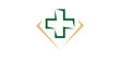 logo design plus diamond, medical, gem, jewelry, clinic, health, logo design template icon, symbol, vector.