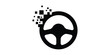 digital driver logo design, technology, pixel, logo design template icon, symbol, vector.