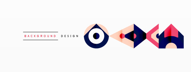 Aufkleber - The logo for Oka brand features a sleek design with a bold font, incorporating a triangle, circle, and electric blue accents. The artistic graphics in carmine create a unique symbol for the company