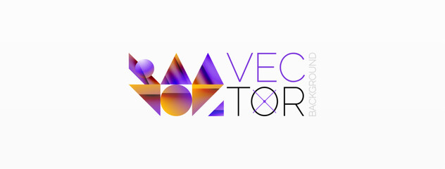 Aufkleber - Let our vibrant and artistic logo for Avec Tor brighten up your brand with a colorful mix of purple, violet, magenta, and electric blue hues in a unique rectangle and petal design