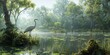 A vast lovely array of native animals and plants are nourished by the distinctive ecosystem of wetland tropical parts, which attract an array of wildlife and space, Generative AI.