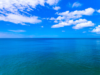 Wall Mural - Aerial view Beautiful sea in summer season in Thailand