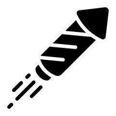 Wall Mural - firework solid icon