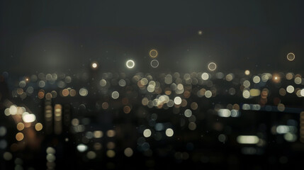 blurry city lights at night bokeh effect urban background