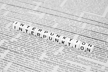 Canvas Print - Interpunktion